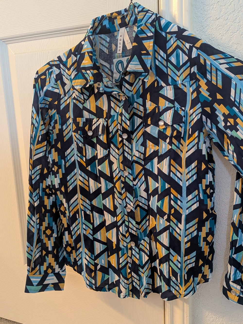 Kids Geometric Pattern Shirt